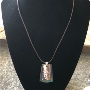 ALM Soho Robert Lee Morris silver and leather